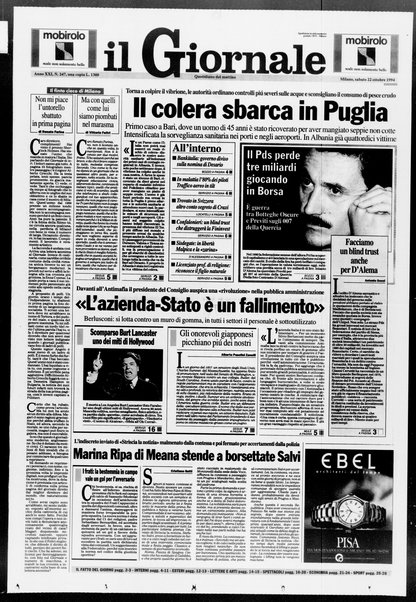 Il giornale : quotidiano del mattino